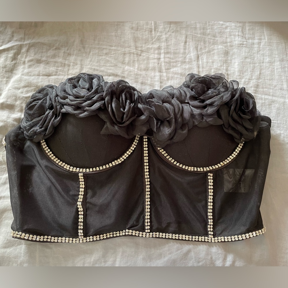 Black corset top